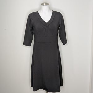 Eddie Bauer V Neck Jersey Dress